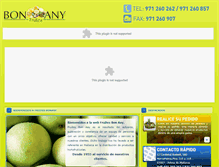 Tablet Screenshot of fruitesbonany.com